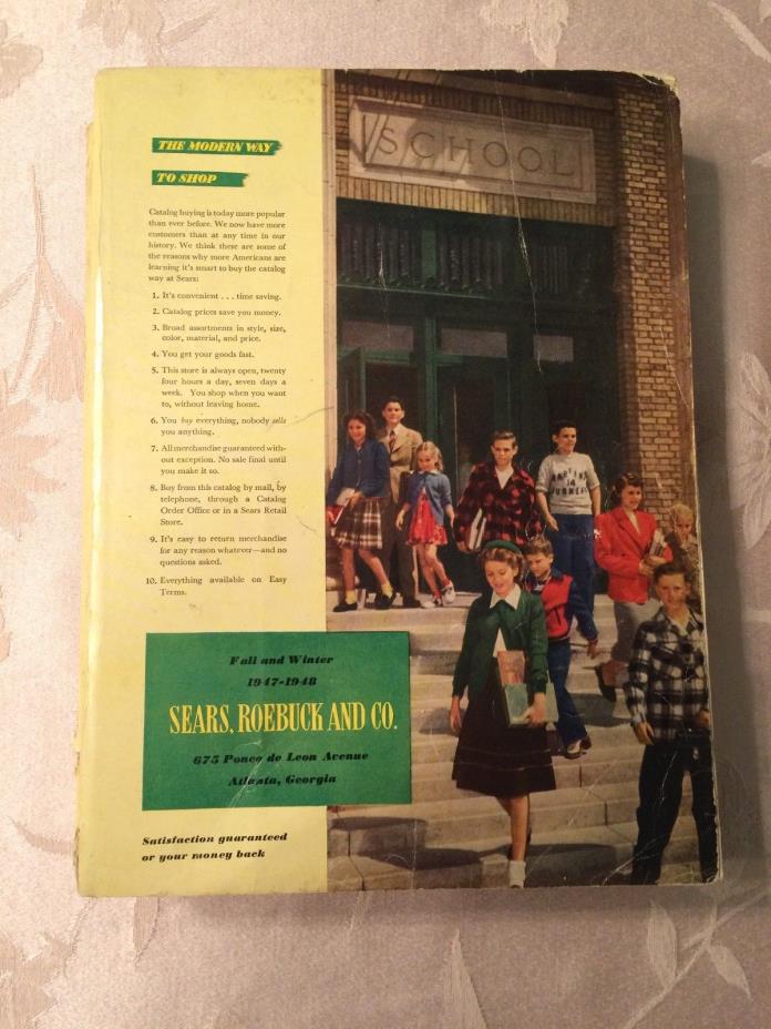 Sears Roebuck and Co Fall - Winter Catalog 1947-1948 (includes binder