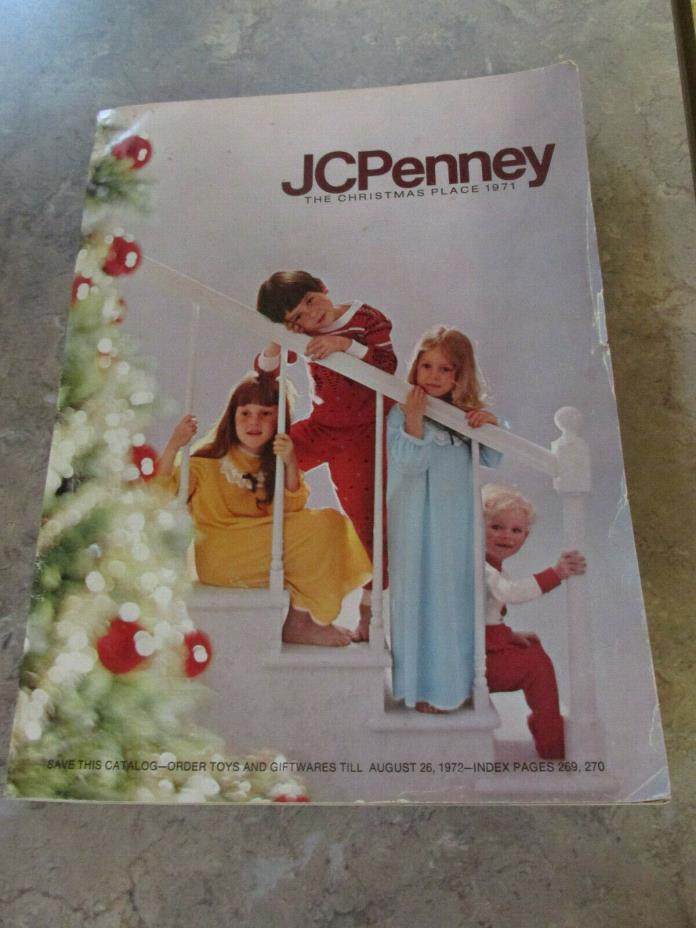 1971 JC PENNY CHRISTMAS WISH BOOK CATALOG JCPENNY