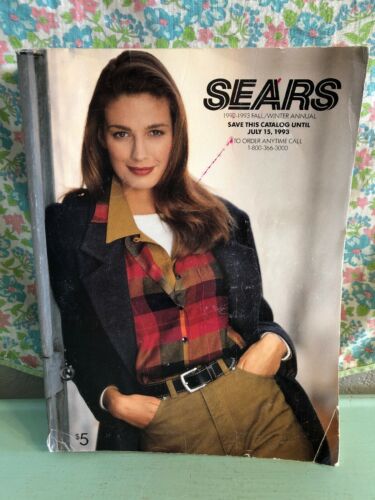 Vintage Sears Catalog 1992 1993 Fall/Winter 1990s Fashion Department Store