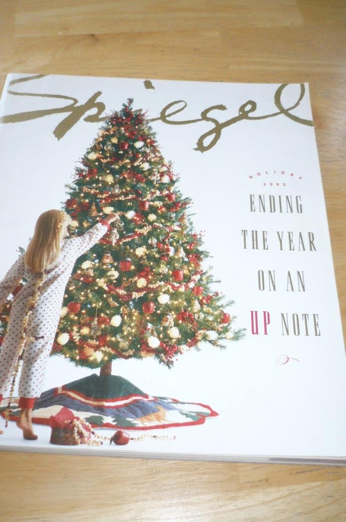 1992 SPIEGEL CATALOG FLIP BOOK HOLIDAY CHRISTMAS