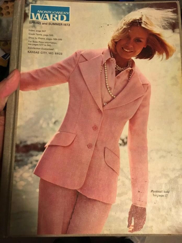 1973 Spring / Summer Montgomery Wards Hard Cover Catalog