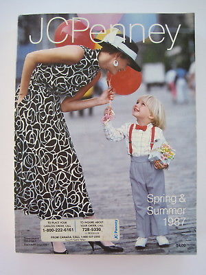 Vtg JC Penny 1987 Spring & Summer Catalog Fashions Decor Sports Home Goods