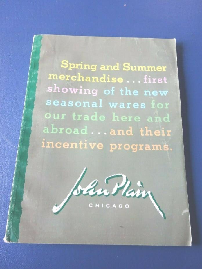1958 John Plain Spring and Summer Merchandise Catalog