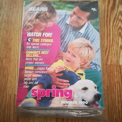 Sears Canada Spring/Summer 1990 Catalogue in MINT sealed condition