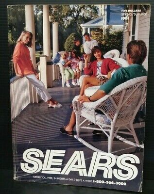 Vintage Sears 1991 Spring & Summer Catalog Fashion Home Decor Tools