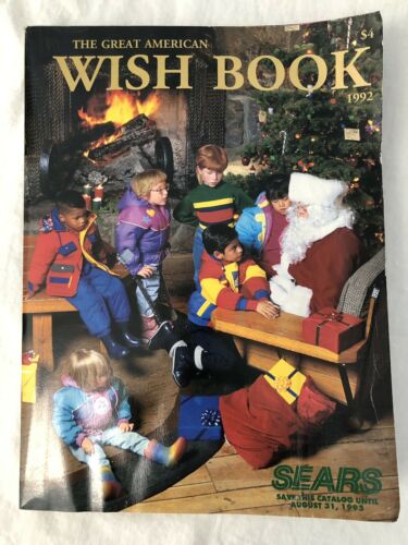 1992 SEARS Christmas WISH BOOK Catalog Toys BARBIE Nintendo MARVEL Video Games
