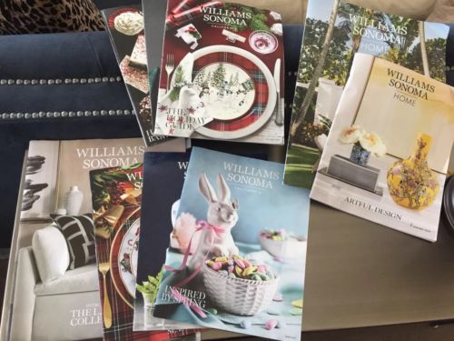 2017 - 2018 WILLIAMS SONOMA Home & California Catalogs Magazines (9)