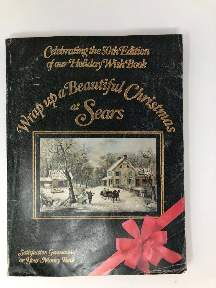 1982 Sears 50th Anniversary Wish Book w/ order form 10% off coupon CC applicatio