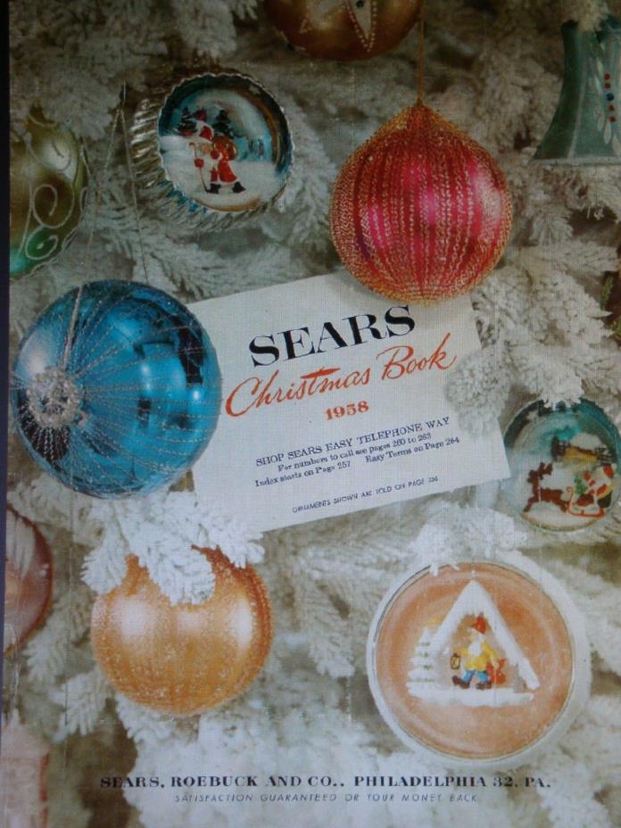 1958 SEARS CHRISTMAS Catalog on disc /  Wish Book  Toys & More
