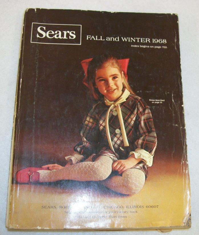 Vintage Sears Catalog - Fall Winter 1968