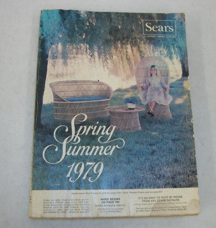 Vintage Sears Catalog Spring Summer 1979