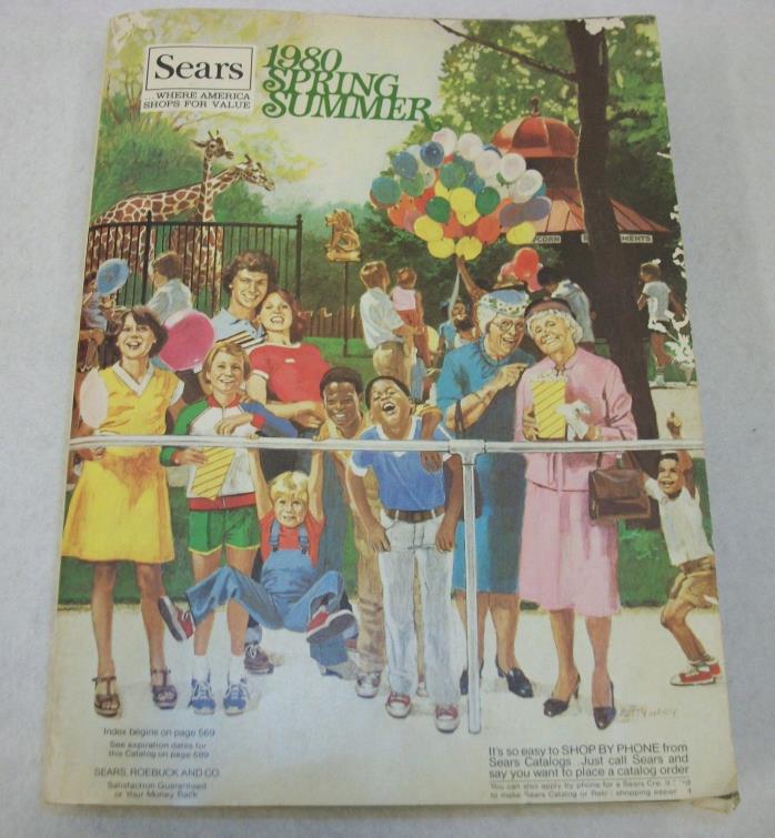 Vintage Sears Catalog - Spring Summer 1980