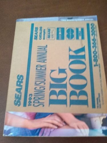 VINTAGE 1993 SEARS SPRING/SUMMER ANNUAL BIG BOOK,HAS ORIGINAL COVER ON