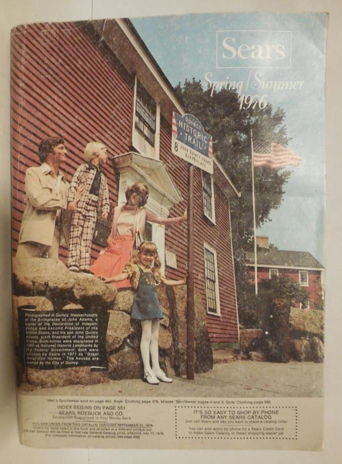Vintage Sears Roebuck & Co 1976 Spring Summer Catalog