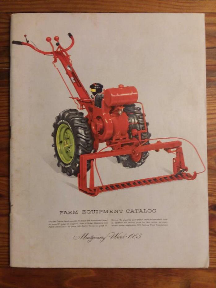 1953 Montgomery Ward Farm Catalog