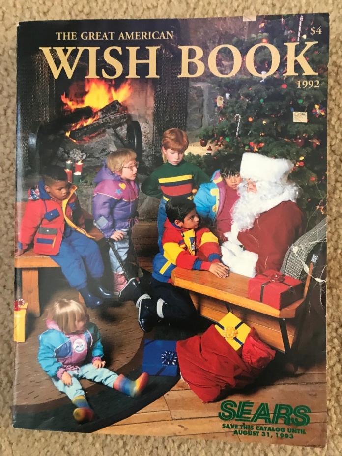 RARE 1992 VINTAGE SEARS THE GREAT AMERICAN WISH BOOK CATALOG 831 PAGES