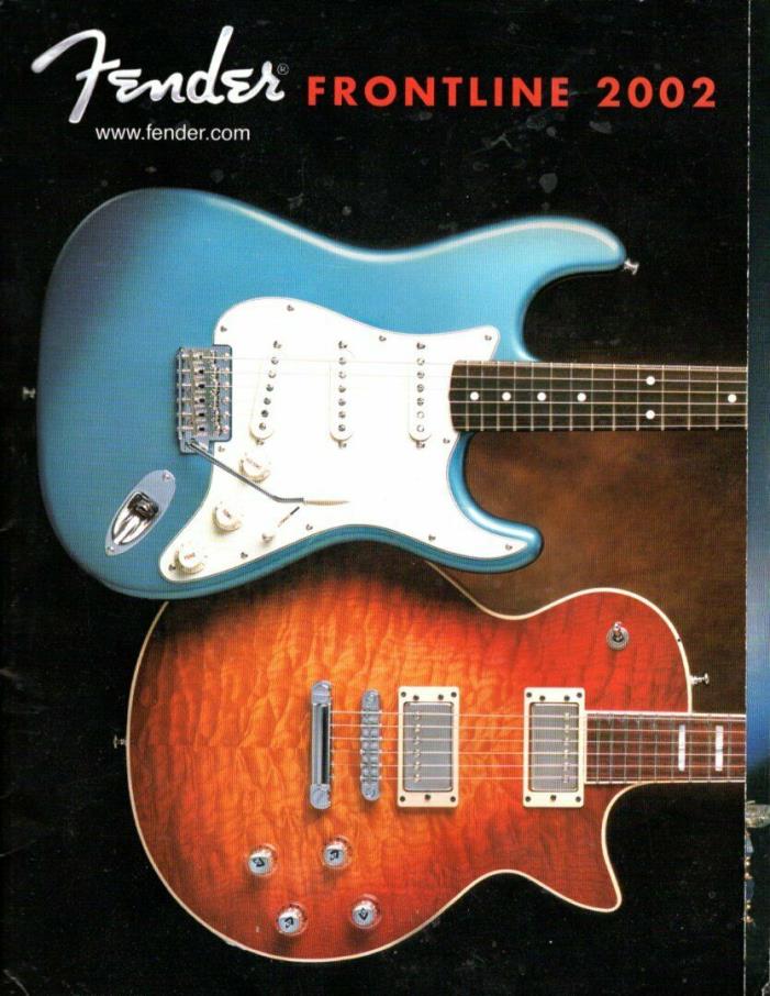Fender Frontline 2002 Guitar Catalog 240 pages