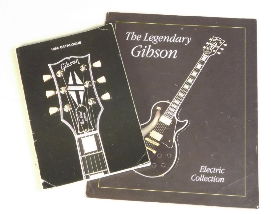 !988 and 99 Gibson Guitar Catalogs