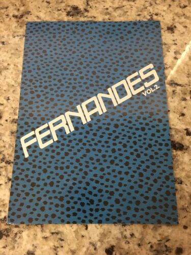1986 Fernandes Guitar Bass Catalog FR LE TE