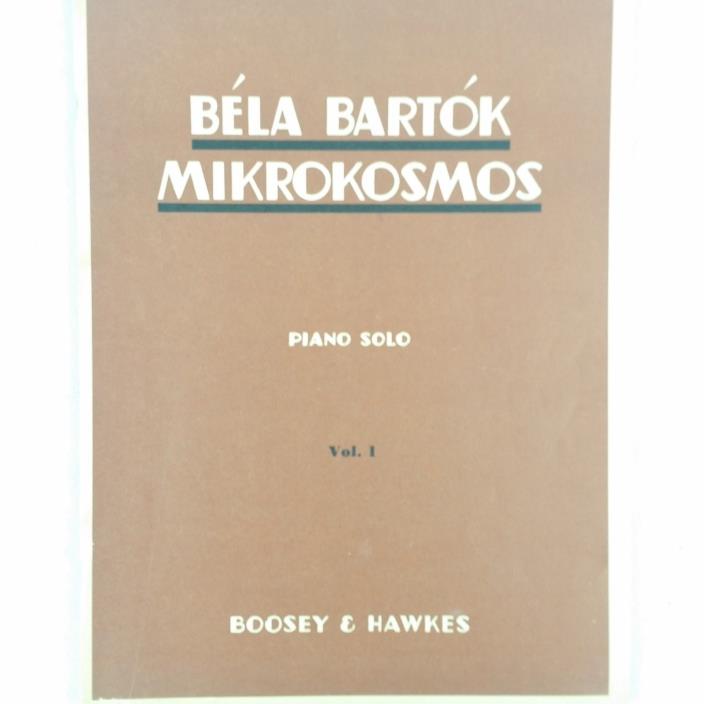 Bela Bartok Mikrokosmos Piano Solo Volume 1 Boosey And  Hawkes Used