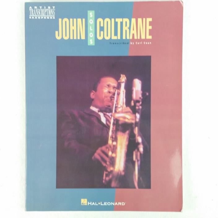 John Coltrane Solos For Saxophone Hal Leonard EUC