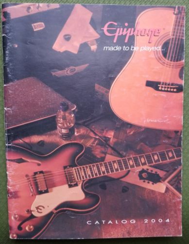 Epiphone Guitar catalog 2004