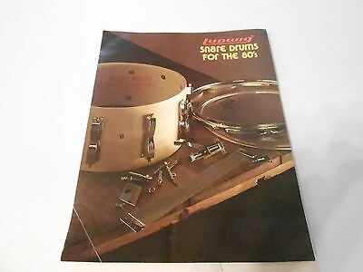 VINTAGE MUSICAL INSTRUMENT CATALOG #10111 - LUDWIG SNARE DRUMS for the 80s