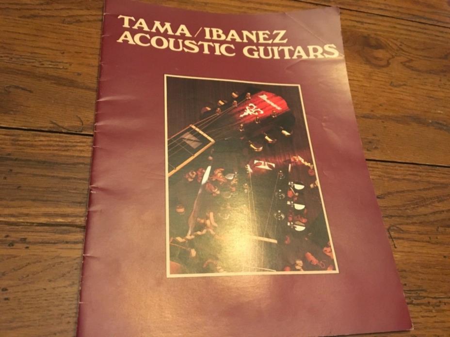 TAMA IBANEZ ACOUSTIC GUITAR  - CATALOG 1978