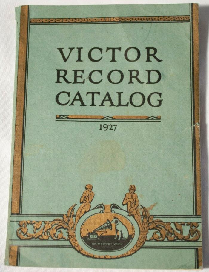 Vintage Victor Records Catalog from 1927 Paperback