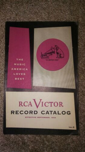 Vintage 1953 RCA Victor Popular Music Record Catalog Catalogue - 192 pages!