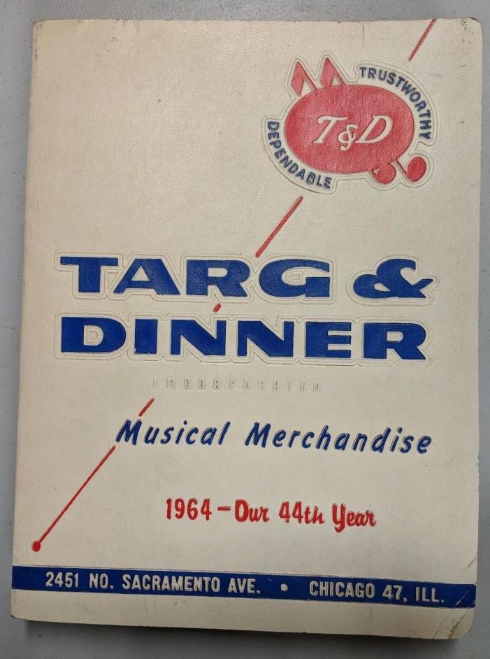 Vintage 1964 Targ & Dinner Musical Instrument Catalog Rare