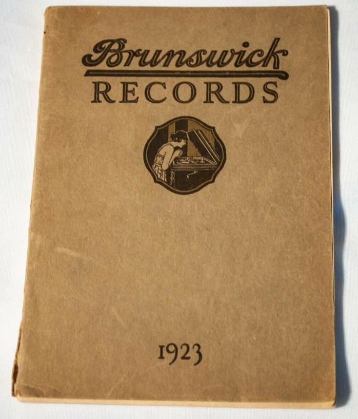 Vintage Brunswick Records Catalog from 1923 Paperback