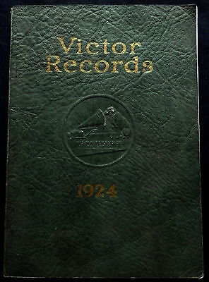 1924 Catalog VICTOR (Talking Machine co.)RECORDS Black & Blue Label Records
