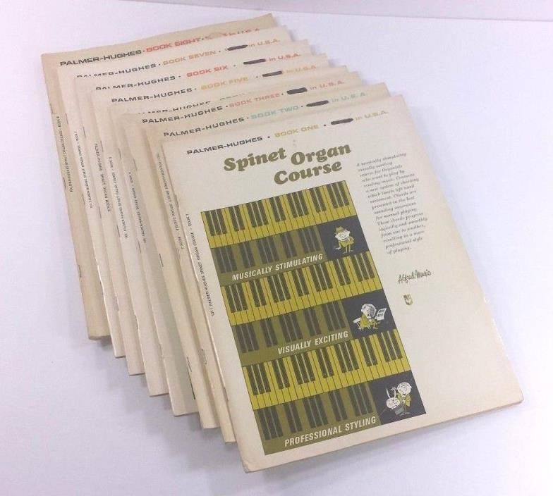 Spinet Organ Course Set 1 2 3 4 5 6 7 8 Books Palmer-Hughes Alfred Music