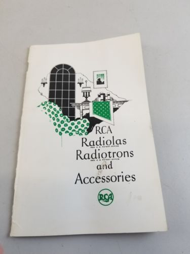 Sep 1989  RCA Radiola Radiotrons Accessories Radio Advertising Brochure Book AMR