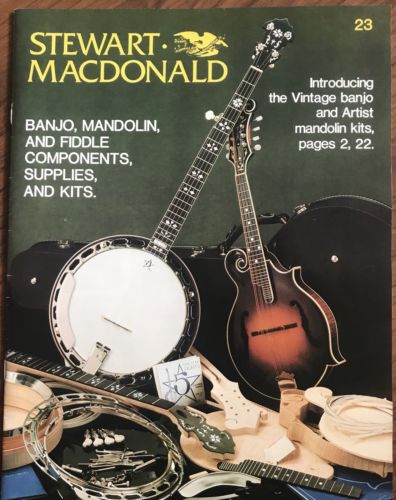 STEWART MACDONALD CATALOG BANJO MANDOLIN FIDDLE SUPPLIES