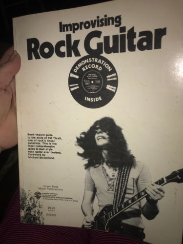 VINTAGE IMPROVISING ROCK GUITAR GUIDE BOOK 1981
