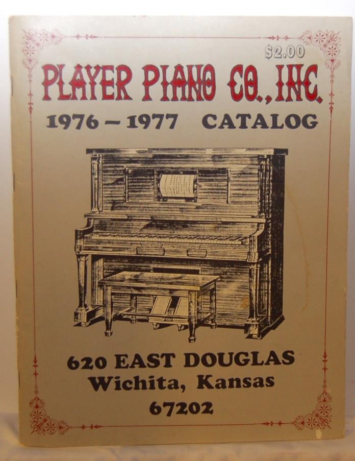 Player Piano Co., Inc 1976-1977 Catalog Wichita, Kansas