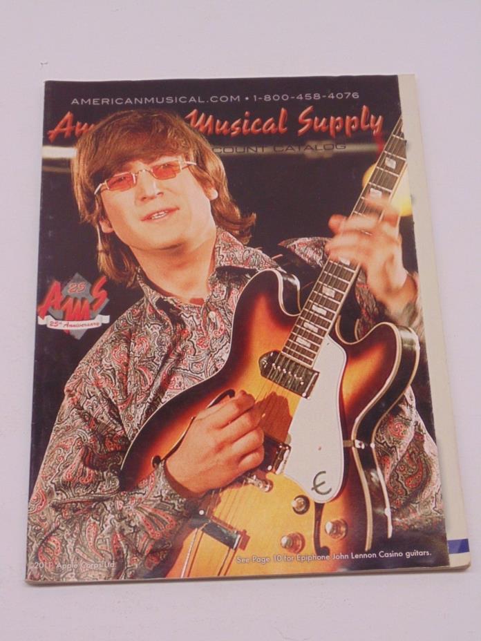 American Musical Supply Catalog 25th Anniversary Issue John Lennon Cool Item