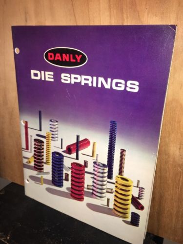 Danly Die Springs Catalog 1971 Vintage