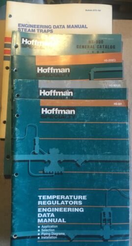 5 Hoffman Specialty Catalogs & Manuals HS-501 HS-901A HS-900 HS-203C STD-787