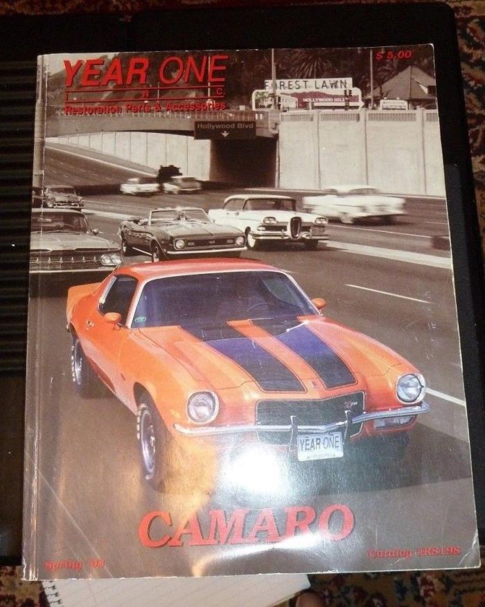 Camaro Year One Inc. Muscle Car Restoration Parts Catalog #R8198 spring 1998