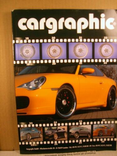 Car Catalog Cargraphic 3rd Edition, German Porsche Parts Catalog German Language