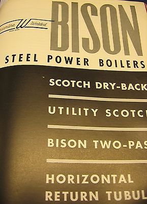 BISON BOILERS Catalog FARRAR & TREFTS ASBESTOS Covering