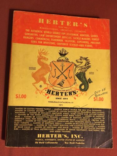 Herter’s Catalog No. 81, 1971
