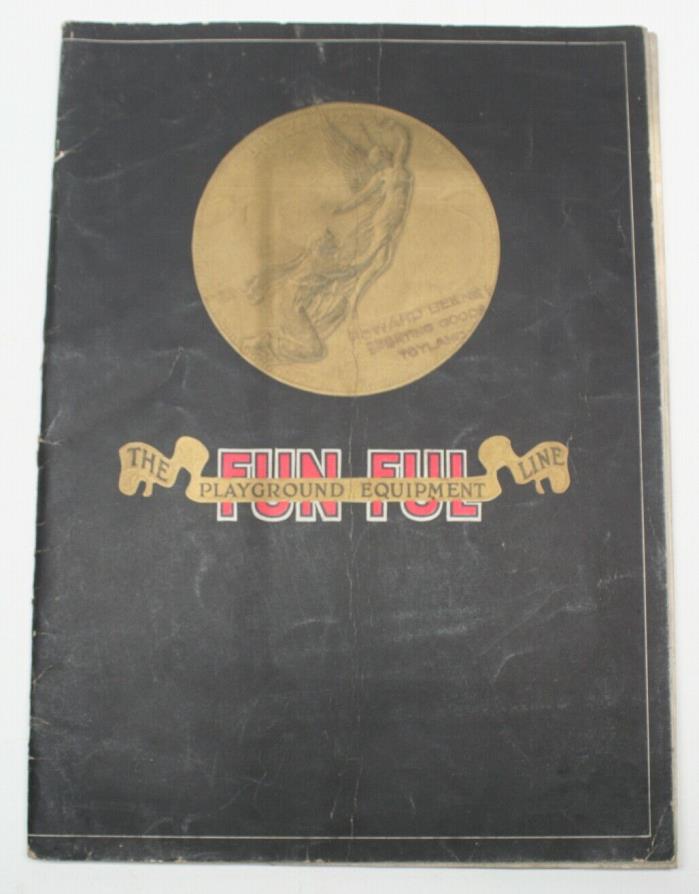 FUN FUL Playground Equipment Catalog Hill Standard Co. 1920`s Slides Swings