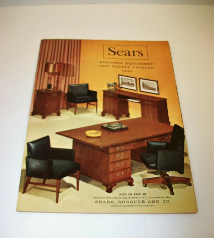 Vintage 1964 Sears Business Equipment & Supply Catalog