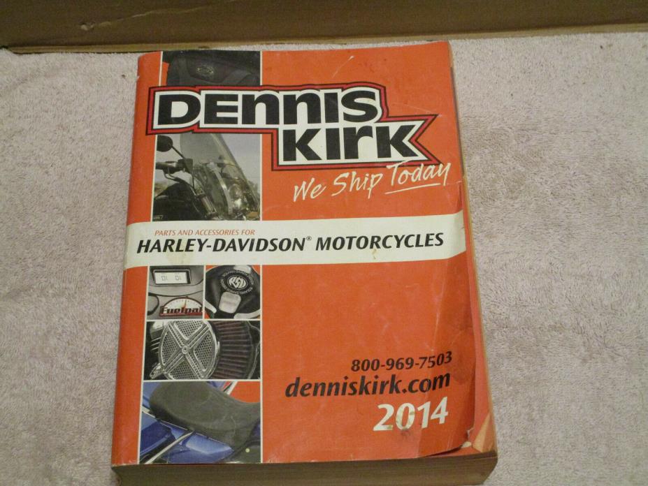 VINTAGE CATALOG - 2014 DENNIS KIRK HARLEY DAVIDSON motorcycle accessories