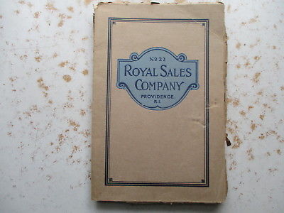 Royal Sales Company Catalog No. 22 from Ca. 1922 - Household, Tinware, Paper Etc