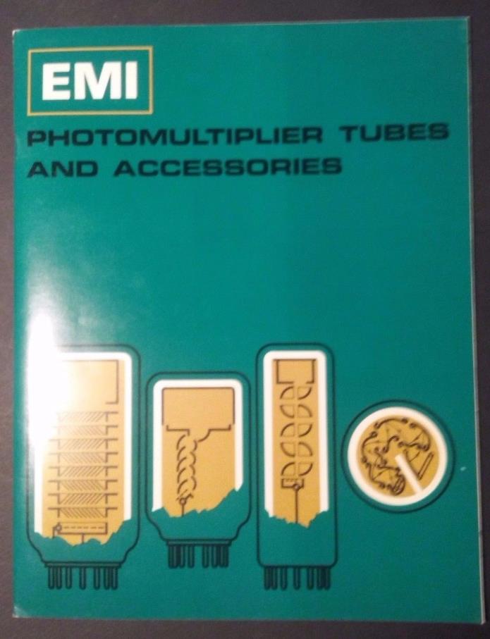 EMI Photomuliplier Tubes & Accessories Catalog VTG 1971 Illustrated Specs Photos